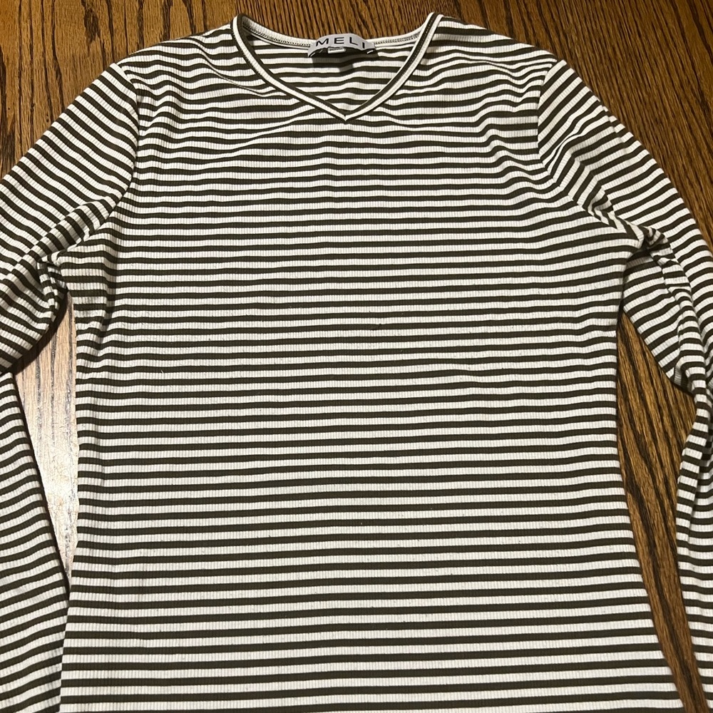 Meli by Fame on Central Stripes long sleeve tee